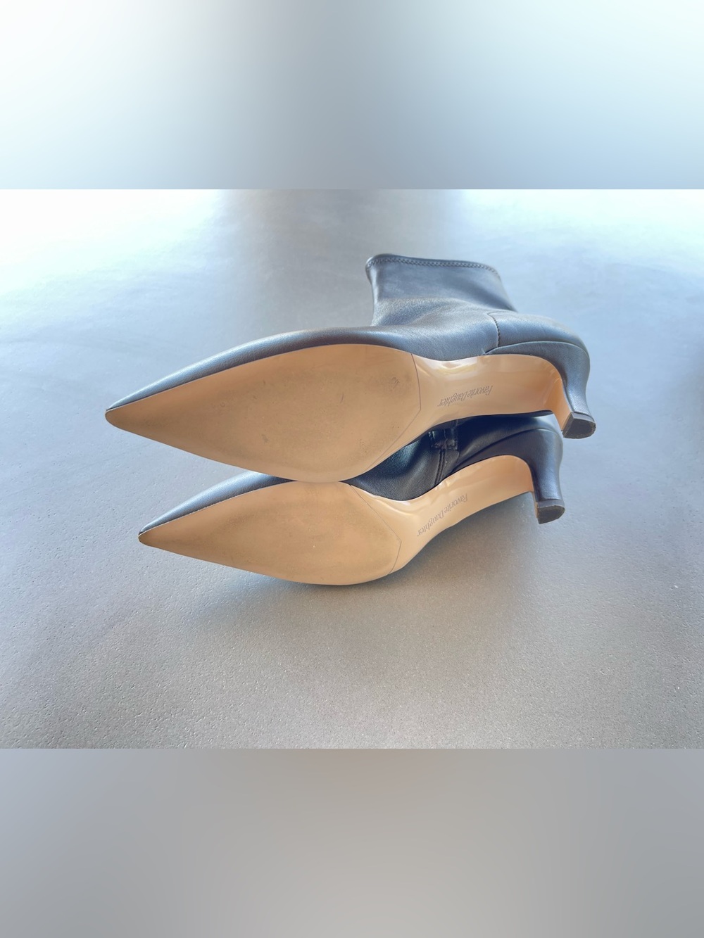 Favorite Daughter Sasha Brown Leather Kitten Heel Booties | 6.5 designer - Picture 13 of 14